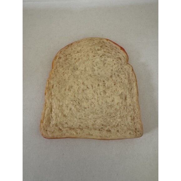 PLAY FOOD Vintage MTC White Bread Single Slice Realistic 1987 - Picture 2 of 8